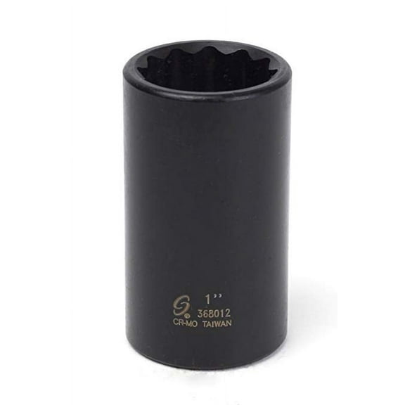 Sunex Tools 368012 - 3/8" Drive 1" 12 Point Deep Impact Socket