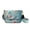 Butterfly Flower, variant on Snowflake Snowman Cardinal Print Shoulder Handbag for Women PU Leather Crossbody Bag Mini Satchel with Adjustable Wide Strap for Travel Shopping