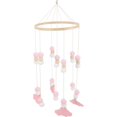 thumbnail image 2 of Mobile Wind Chime Bed Bell Mobile Childrens Room Hanging Bed Bell with Felt Ball, 2 of 4
