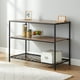 thumbnail image 1 of MUEBLANA - Alacena de cocina 3 niveles – Estantería organizadora con repisas de madera y estructura de acero – Fácil de armar – Resistente 30kg por nivel – 120x60x85 cm, 1 of 7