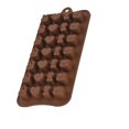 thumbnail image 5 of Chocolate Con Caramelo Molde de Silicona Lindo Moldeo Para Hornear Reutilizable Para Chapas de Cubos de Hielo Pudín, 5 of 5
