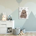 thumbnail image 3 of Stupell Industries Traditional Bear and Cub Grey Polka Dot Canvas Art, 30 x 40, by Lil' Rue, 3 of 7
