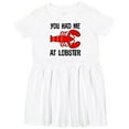 thumbnail image 3 of Inktastic Funny Lobster Lover Kids Seafood Girls Toddler Dress, 3 of 5