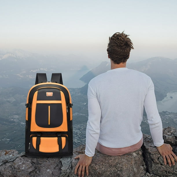 jovati Expandable Large Capacity Backpack 56 75L Expandable Mountaineering Bag Outdoor Camping Bag Outdoor Mountaineering Bag