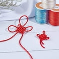 thumbnail image 5 of DIY 43 Yard Rattail Satin Nylon Trim Cord 1.5mm Polyester Chinese Knotting Cord with Gold Metallic Cord for Necklace Bracelet Beading Cord - 10 Colors, 5 of 9