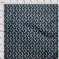 thumbnail image 3 of oneOone Cotton Flex Fabric Leaves & Floral Block Print Fabric By The Yard 40 Inch Wide, 3 of 4