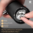 thumbnail image 4 of Jinsinto Manual Coffee Grinder with Folding Handle, Stainless Steel Conical Burr, Adjustable Internal Setting, Manual Coffee Grinder for Espresso Filter Coffee - Black 15*5.5cm, 4 of 5