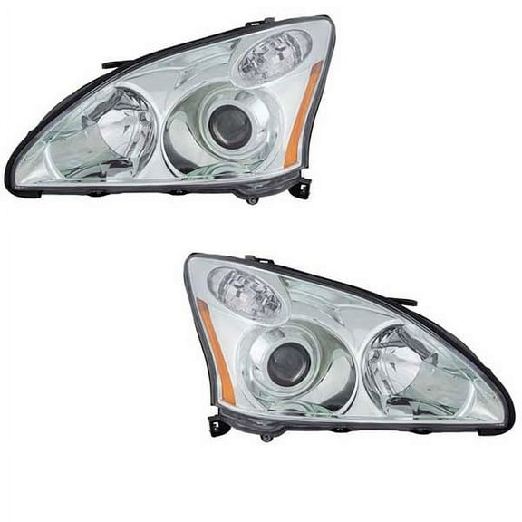 For 04 05 06 RX330 HID/Xenon Headlight Headlamp Front Head Light Lamp SET PAIR