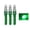 Green Solid Light, variant on 3PCS Electronic Boat Flares, LED Marine Signal Lights, Waterproof Emergency Distress Lights for Boats, Kayaks and Marine Safety