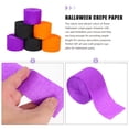 thumbnail image 4 of 6 Rolls Crepe Paper Streamer Halloween Hanging Party Decor Crepe Streamers Ornament, 4 of 7