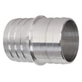 thumbnail image 1 of ICT Billet 1-1/2" to 1-1/2" Inch Hose Barb Splice Coupler Repair Mend Fitting Adapter Connector Radiator Coolant Intercooler Heat Exchanger Fluid Designed & Manufactured in USA Bare Aluminum AN627-24A, 1 of 4