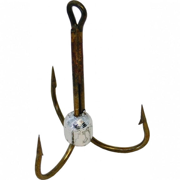 Eagle Claw LSGATOR Bronze Treble Hook, Size 14/0