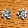thumbnail image 2 of Natural Sky Blue Topaz Stud 925 Sterling Silver Earrings Jewelry DGE1080_F E-1246, 2 of 7