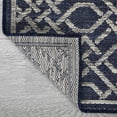 thumbnail image 5 of Haperlare Runner Rug 2'3" x 7'3" Textured Weave Indoor/Outdoor Rug Easy Cleaning Carpet for Porch, Navy, 5 of 7
