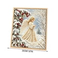 thumbnail image 6 of Christmas DIY Pearl Diamond Art Kits for Adults, Winter Angel Santa Reindeer Holiday Diamond Art Set, 3D Embossed Handmade Canvas Art, Home Wall Desktop Decor, Stress Relief Craft & Xmas Gift, 6 of 7