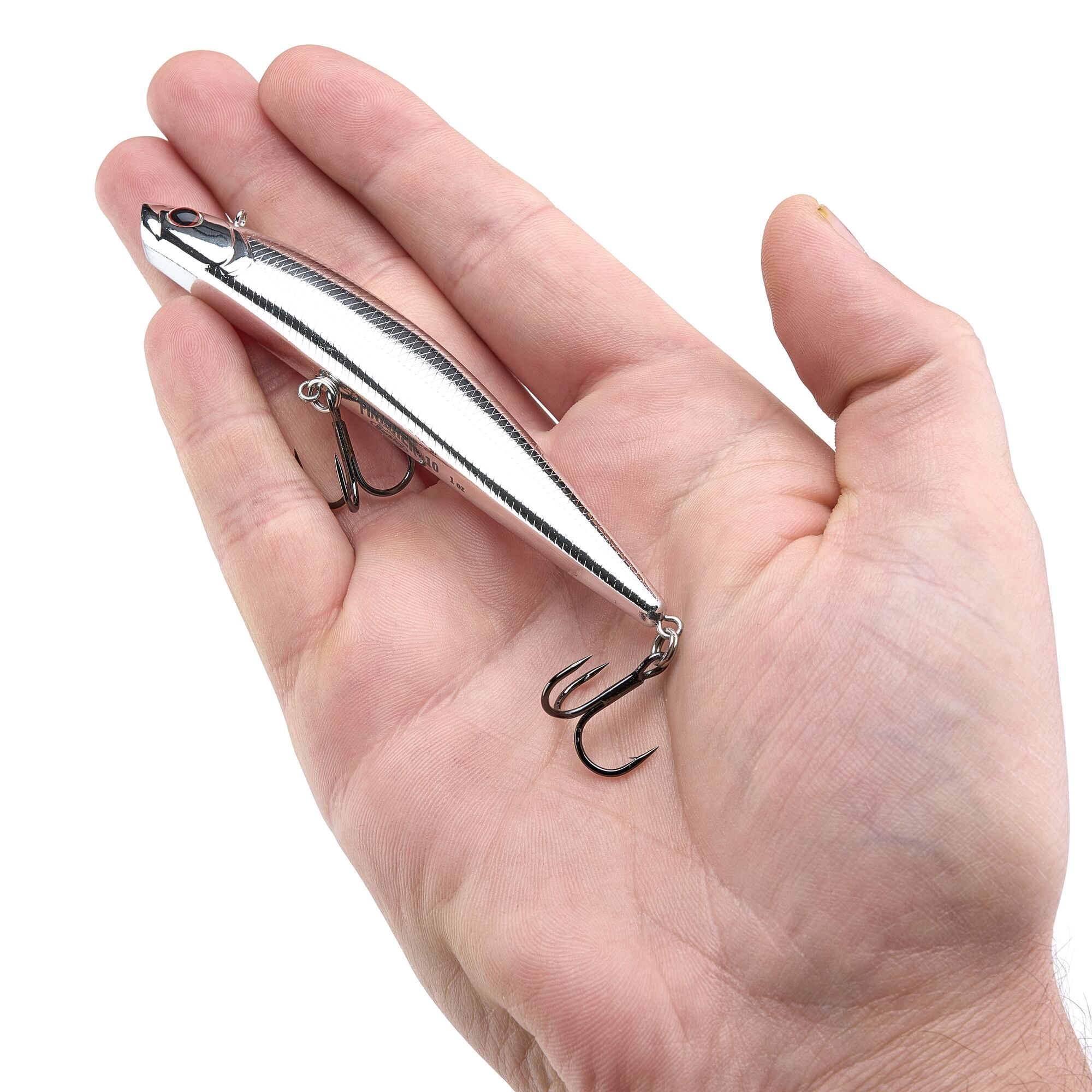 Berkley Finisher, 4 in, Glide Baits, Chrome (1 Count)