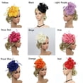 thumbnail image 2 of Retro For Horse Racing Hair Accessories Cap Flower For Dance Hairpin Top Hat Headband Headwear ROYAL BLUE, 2 of 7