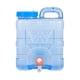 thumbnail image 2 of Contenedor de agua para camping con grifo, gran depósito de agua portátil, garrafa para beber, cubo para agua al aire libre, fabricado en 10 litros, 2 of 9