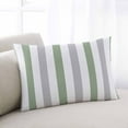 thumbnail image 2 of Modern Farmhouse Vertical Striped Throw Pillow Cover, Pillowcase Protectors with Zipper, Breathable Decorative Lumbar Pillow Case Cover, Pillow Shams for Couch Sofa 16x24Inch, 2 of 7