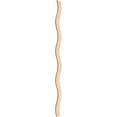 thumbnail image 3 of Ekena Millwork 47"H x 1/4"T Brazos Adjustable Wood Decorative Slat Wall Panel Kit, Red Oak (contains 22 Slats), 3 of 16
