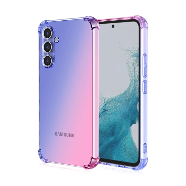 Funda de teléfono para Samsung Galaxy A54, 5G, A14, 4G, A24, A34, 5G, A04S, A04e, A04, gradiente transparente, antiarañazos, Flexible, TPU, a prueba de golpes qiuyongming unisex