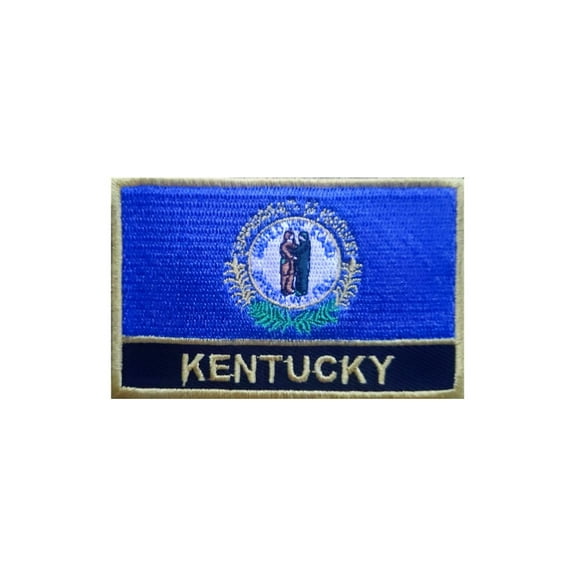Uijokdef 1 PCS Kentucky Flag US State Flag  Patch