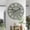 Green, variant on CBJCBJ 35.5” Farmhouse Large Shiplap Round Wall Clock with Roman Numeral for Living Room Decor, Black
