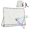 thumbnail image 1 of Soozier Filet de Rebond de Soccer 8 Pieds x 6 Pieds, Filet de Rebond Arrière Ajustable, 1 of 9