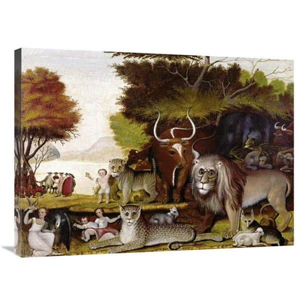 36 In The Peaceable Kingdom I Art Print Edward Hicks Walmart Com Walmart Com