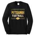 thumbnail image 2 of Wild Bobby Pittsburgh Pit Hometown City Football Fan Pride Sports Men's Long Sleeve T-Shirt, Black, 3X-Large, 2 of 6