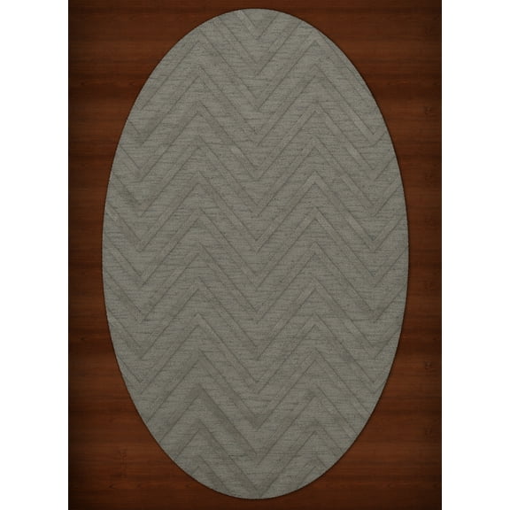 Dalyn Dover Area Rug DV4 Dv4 Silver Lines Stripes 4' x 6' Oval