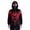 Wine, variant on Superhero Cosplay Full Zip Mask Hoodie, Spider Web Print Sweatshirt for Adult Halloween Fancy Dress Party Cosplay