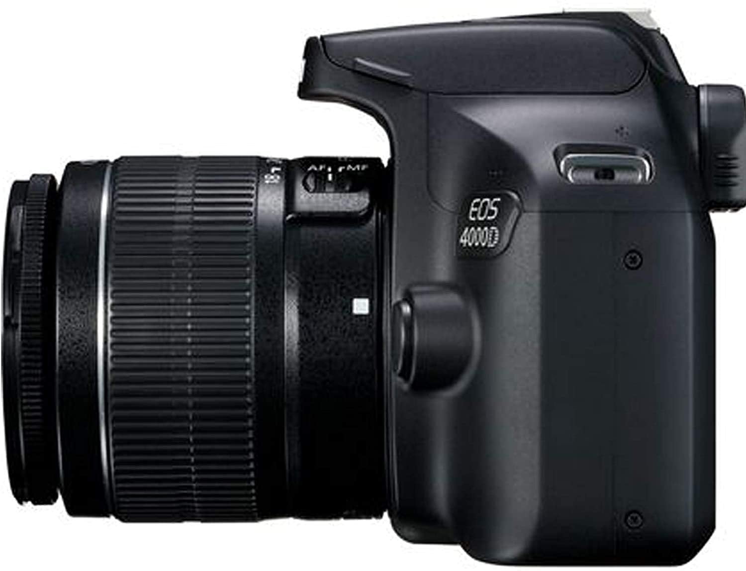Canon EOS 4000D DSLR Camera w/Canon EF-S 18-55mm F/3.5-5.6 III Zoom Lens + Case + 32GB SD Card+ More+ TopKnotch Cloth (International Model)