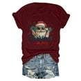 thumbnail image 2 of Drie Christmas Womens Casual Tops Womens Oversized Summer T Shirts Fashion Workout Plus Size Tops Short Sleeve Beach Vacation Gym Clothes 2025 ,XL, 2 of 6