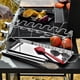 thumbnail image 4 of Cateissary Parrilla para barbacoa, soporte para asador de pierna de pollo, diseño plegable, parrillas de Picnic, accesorios para exteriores, montaje Cocina y Comedor Cateissary HA066995-00, 4 of 6