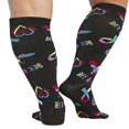 thumbnail image 3 of Printsupport Women 12 mmHg Support Socks  Regular  Pineapple Toss, 3 of 7