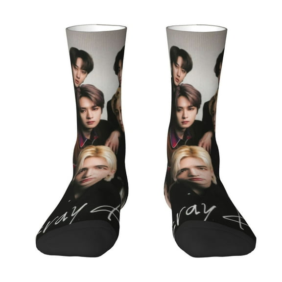 Stray Kids Socks for Men Women Boys Girls, Cartoon Long Socks Gifts for Adults Teenager