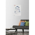 thumbnail image 2 of Star Wars: The Last Jedi - R2 Blowout Wall Poster with Push Pins, 14.725" x 22.375", 2 of 3