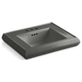 thumbnail image 4 of Kohler K-2239-4 Memoirs Classic 24" Fireclay Pedestal Bathroom Sink - Off White, 4 of 8