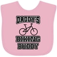 thumbnail image 3 of Inktastic Daddys Biking Buddy Boys or Girls Baby Bib, 3 of 4