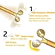 thumbnail image 4 of Rodillo de masaje facial dos en uno, rodillo de masaje facial dorado, rodillo de masaje facial eléctrico 3D y masaje de cabeza, nariz y ojos en forma de T para un lifting facial instantáneo y prevenci, 4 of 5