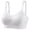 White, variant on CHENHANN Women's Maternity Nursing Bra Front Closure Wireless Seamless Plus Size S