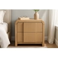 thumbnail image 2 of Meridian Furniture Fluted Natural Night Stand, 2 of 10
