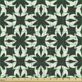 thumbnail image 2 of Ambesonne Modern Fabric by the Yard Upholstery, Royal Tile Motif Pattern, 1 Yard, Dark Grey and Eggshell, 2 of 5