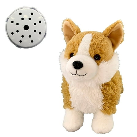 Nugget the Corgi 16 Inch Plush Toy with Recorder – Soft, Lovable Dog Companion