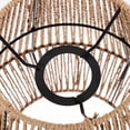 thumbnail image 4 of OULII Boho Lamp Shade Rattan Pendant Lampshade Light Diffusion 1Pcs for Homestays, 4 of 8