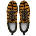 thumbnail image 5 of Customuart Tiger Print Shoes for Men Running Shoes Fashion Sneakers Orange Size 6, 5 of 5