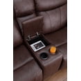 thumbnail image 3 of Achouhada Electric Recliner Leather Sofa, 3 of 5