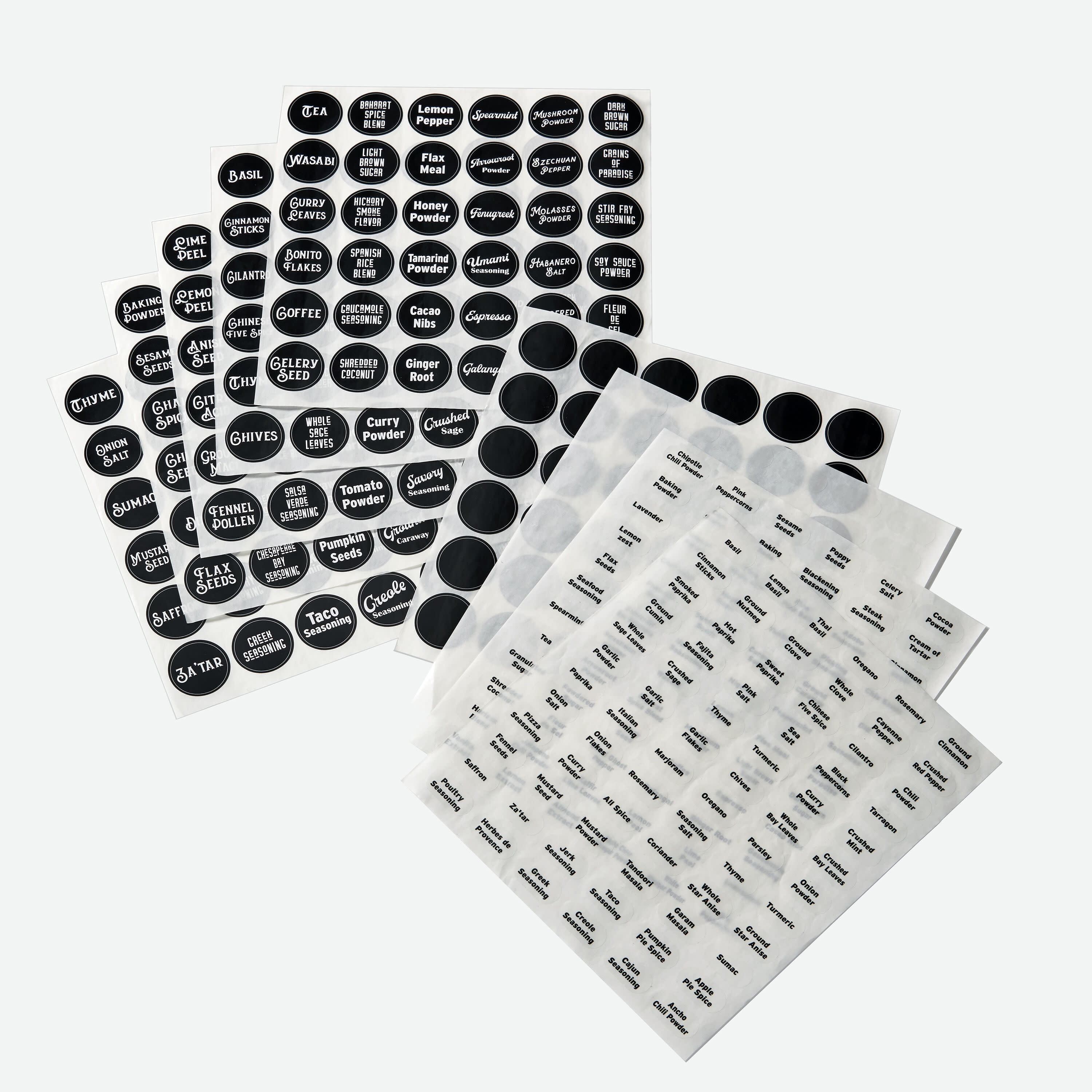 Kamenstein 24 Piece Empty 4 oz. Glass Jars Kitchen Spice Set Organizer and Jar Filling Kit