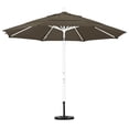 thumbnail image 2 of 11 Pieds Aluminium Marché Umbrella Collier Inclinable DV Mat Blanc/sunbrella/cacao, 2 of 2